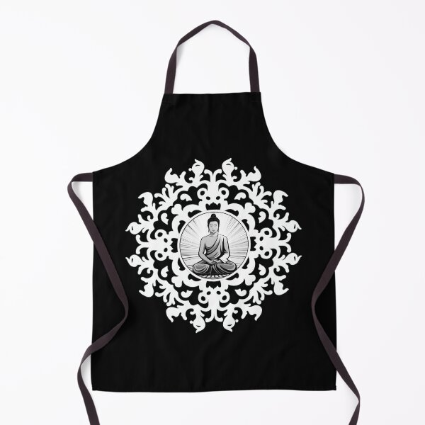 Item preview, White mandala buddha designed and sold by Buda--Vibes.