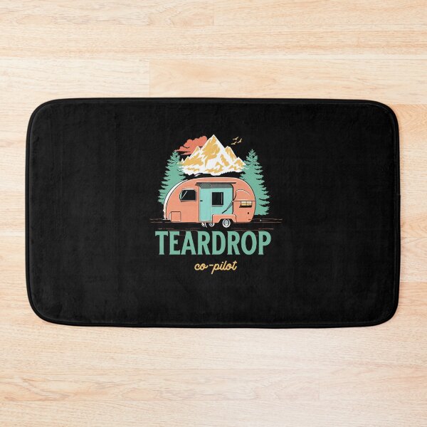 Item preview, Teardrop Trailer Co-Pilot Camping Forest Men Women designed and sold by Jeangel97.