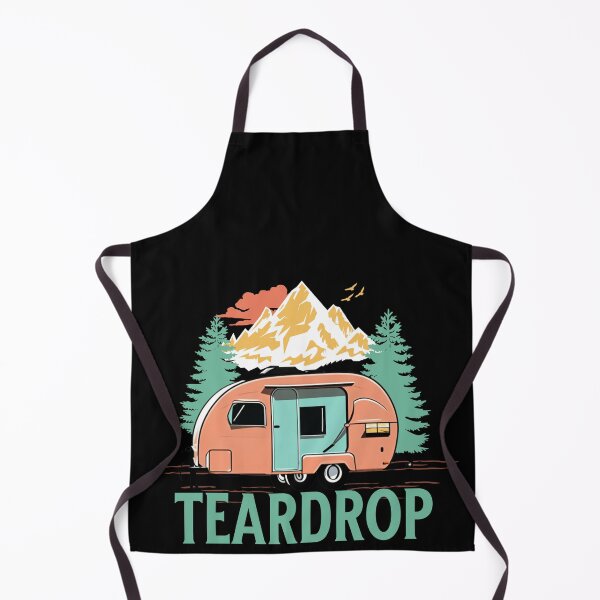 Item preview, Teardrop Trailer Co-Pilot Camping Forest Men Women designed and sold by Jeangel97.