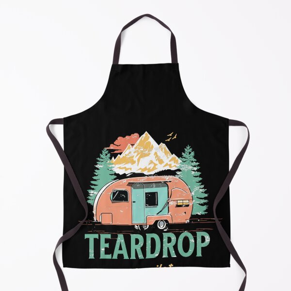Item preview, Teardrop Trailer Co-Pilot Camping Forest Men Women Retro Vintage designed and sold by Jeangel97.