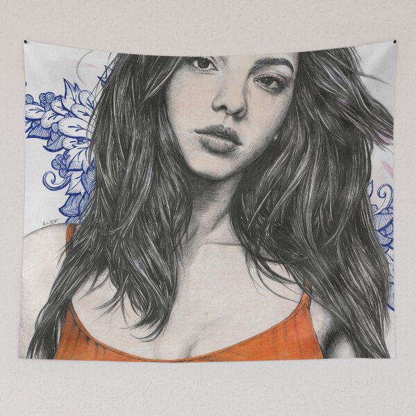 Item preview, Sand And Mercury | cute girl with doodles designed and sold by Marco Paludet.