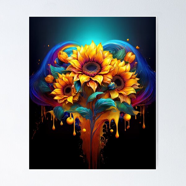 Item preview, Sunflower Art designed and sold by EnviousObjects2.