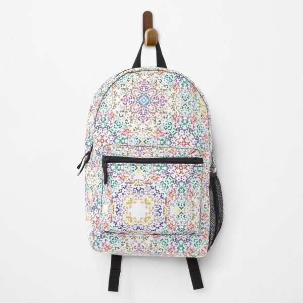 Item preview, Decorative Tribal pattern Folk motif made of small squares. designed and sold by Pixeeless.