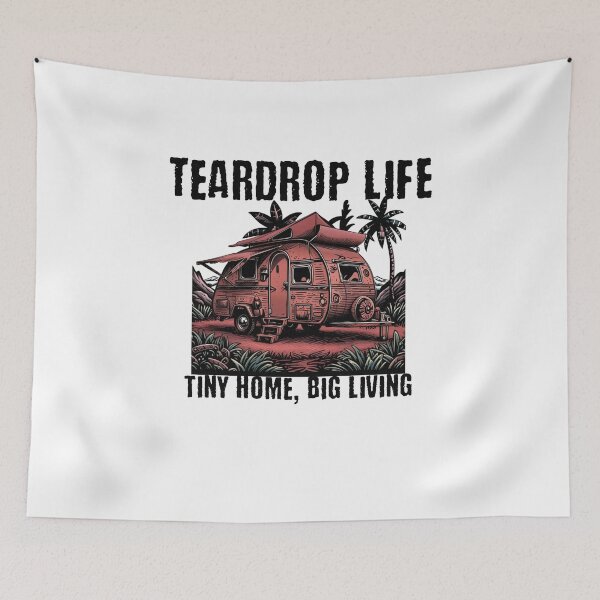 Item preview, Teardrop Trailer Camping Life Forest Men Women designed and sold by Jeangel97.