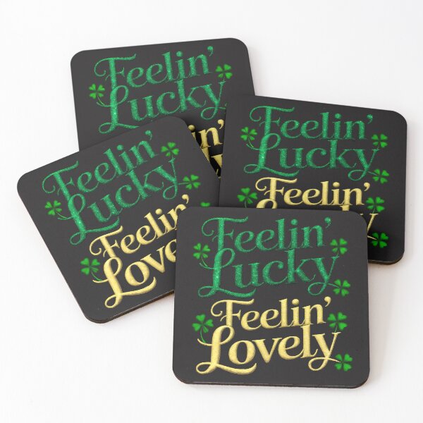 Item preview, Feelin' Lucky, Feelin' Lovely:  Celebrate Good Vibes And Irish Charm designed and sold by elynne9.