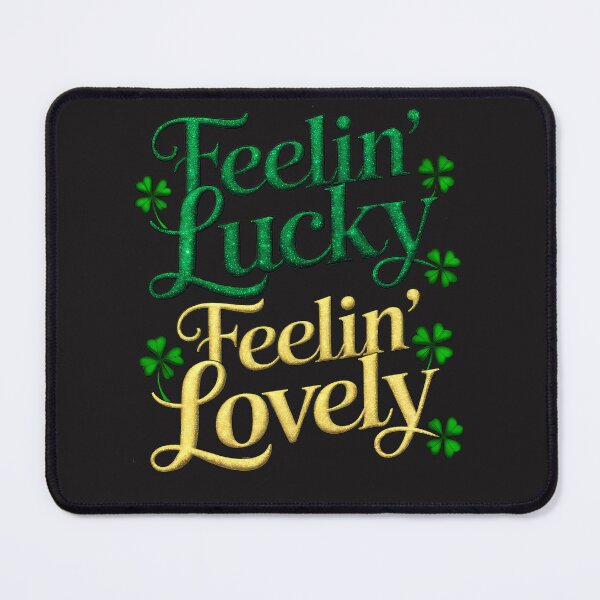 Item preview, Feelin' Lucky, Feelin' Lovely: Celebrate Good Vibes And Irish Charm designed and sold by elynne9.