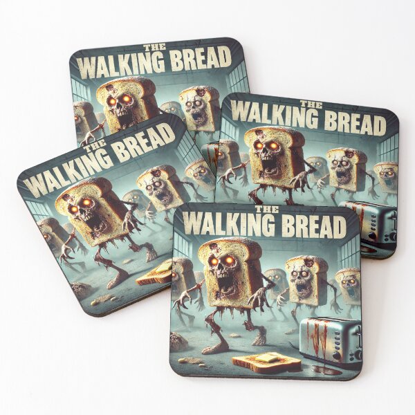 Item preview, The Walking Bread – Funny Zombie Food Pun Design designed and sold by B-DIFF-e-RENT.