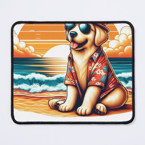 Item preview, Golden Retriever Funny Summer Dog designed and sold by aruntrendz.