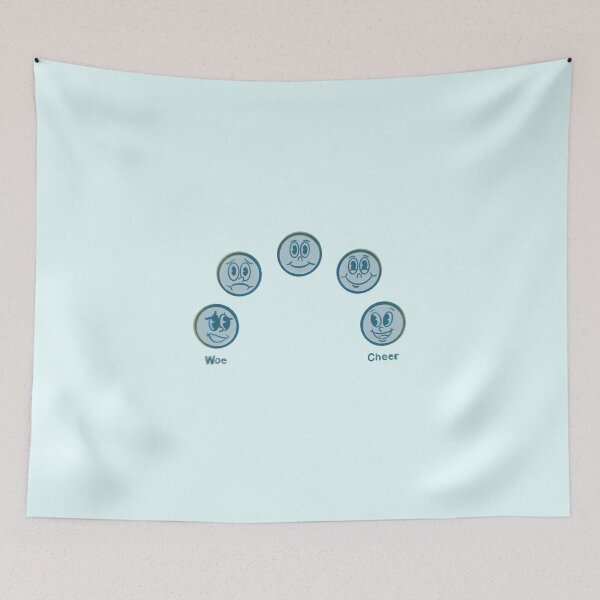 Item preview, Severance inspired Woe to Cheer - Four Tempers Emotion Chart designed and sold by Chloë, Natalie, & Sam Buse.