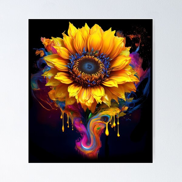 Item preview, Sunflower Art designed and sold by EnviousObjects2.