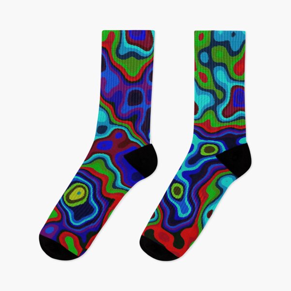 Item preview, Beautiful Graphics Neon Color Geometric Embroidery Design  designed and sold by Codingart9.