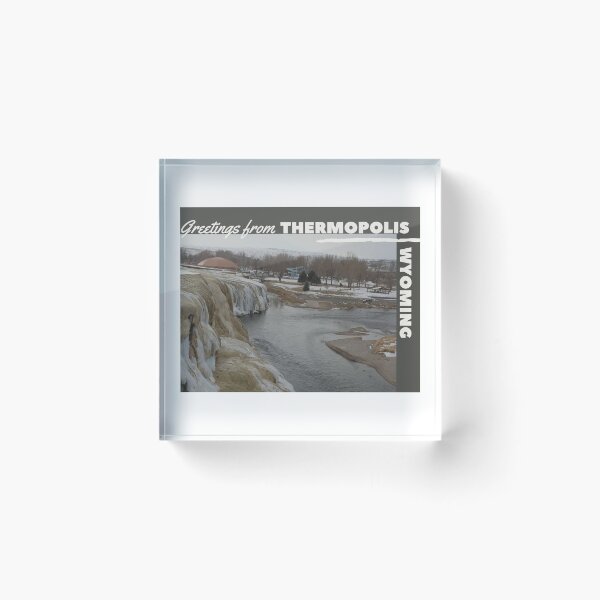 Item preview, Greetings from thermopolis post card designed and sold by Marmarisme.