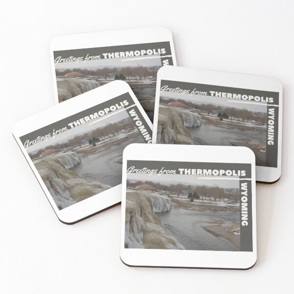 Item preview, Greetings from thermopolis post card designed and sold by Marmarisme.