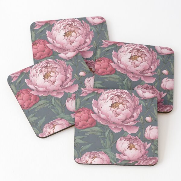 Item preview, Pink Peonies  designed and sold by Happy Dog Doodles.