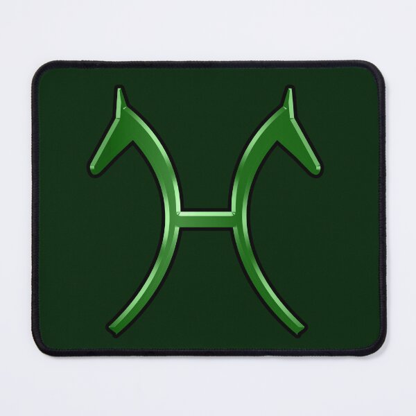 Item preview, Green Hanoverian Warmblood Horse Brand designed and sold by DappledMoon.