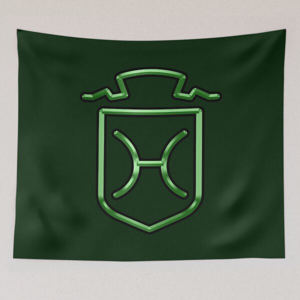 Item preview, Green Holsteiner Warmblood Horse Brand designed and sold by DappledMoon.