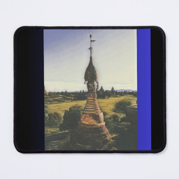 Item preview, Bagan - ten thousand pagods colored pencil designed and sold by Linklandiya.