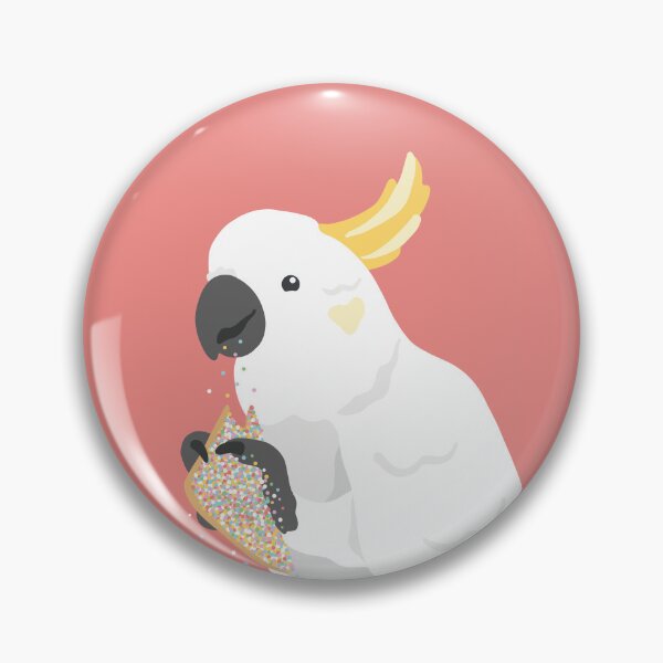 Item preview, Cockatoo Eating Fairybread designed and sold by Tilly Scribbles.