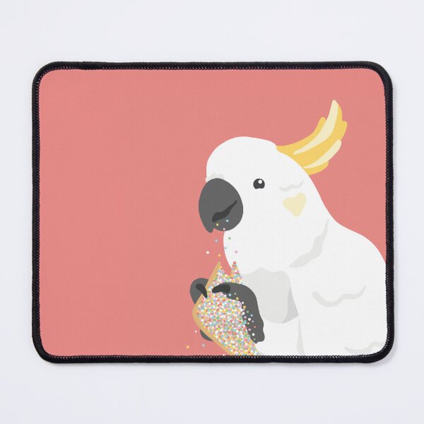 Item preview, Cockatoo Eating Fairybread designed and sold by Tilly Scribbles.