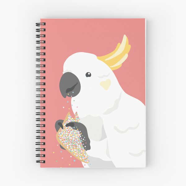Item preview, Cockatoo Eating Fairybread designed and sold by Tilly Scribbles.