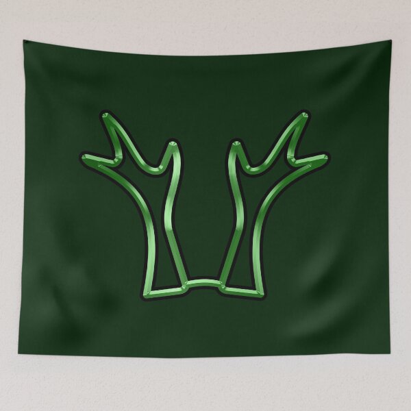 Item preview, Green Rheinlander Warmblood Horse Brand designed and sold by DappledMoon.