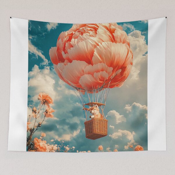 Item preview, Peony Flower hot air balloon designed and sold by Brendon987.