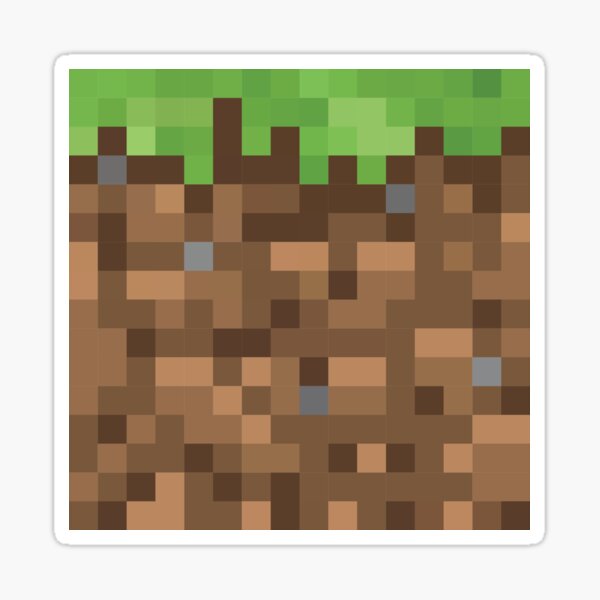 Item preview, Minecraft Grass Block designed and sold by ClayTonsShop.