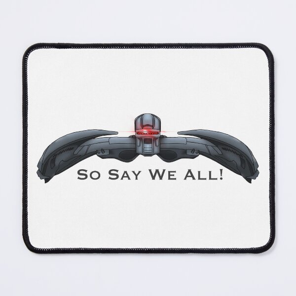 Item preview, Battlestar Galactica ‘So Say We All’ Cylon Raider designed and sold by AnkersArt.