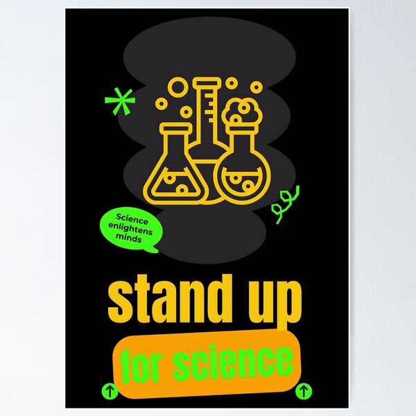 Item preview, Champion Knowledge: “Stand Up for Science” designed and sold by Funneatlife.