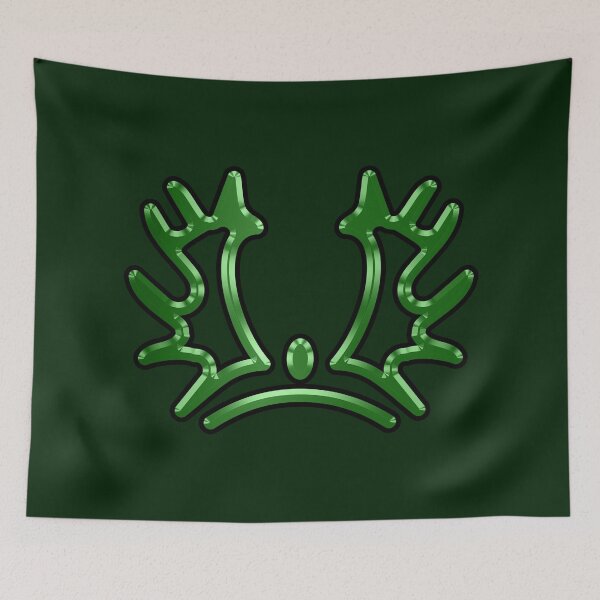 Item preview, Green Trakehner Warmblood Horse Brand designed and sold by DappledMoon.