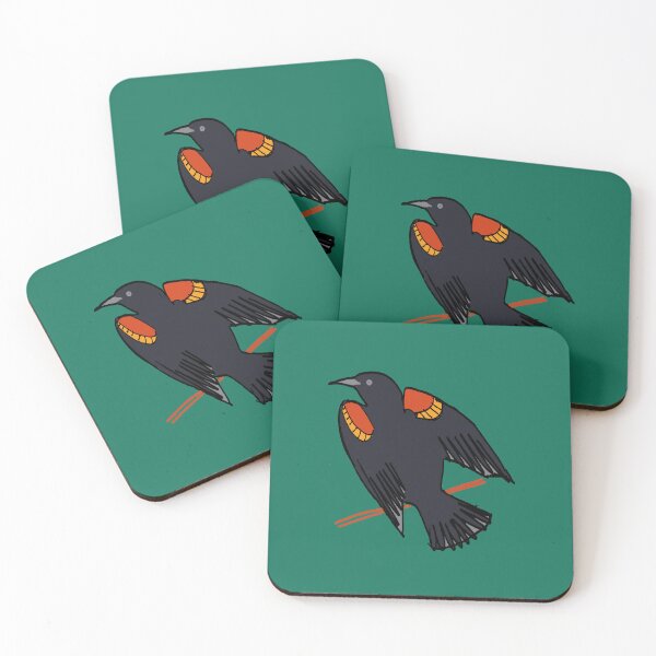 Item preview, Redwing Blackbird illustration Borderless Version designed and sold by corkwas-here.