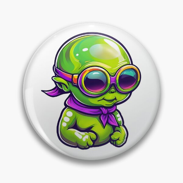 Item preview, Vibrant Alien Baby designed and sold by GalacticLabs.