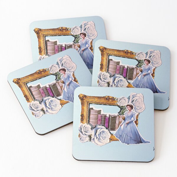 Item preview, Woman and books designed and sold by Koh..