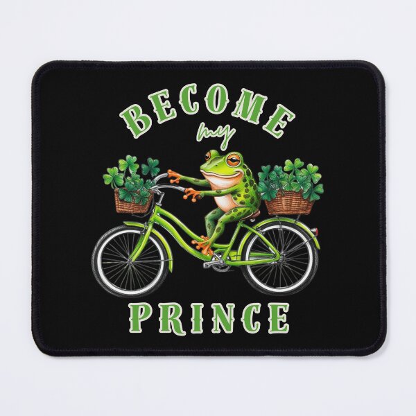 Item preview, Become my Prince Frog Irish Holiday Bicycle designed and sold by Design_Your_Day.