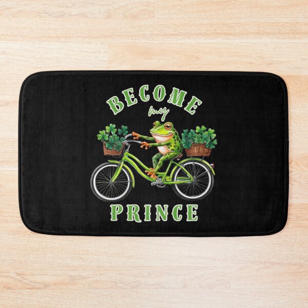 Item preview, Become my Prince Frog Irish Holiday Bicycle designed and sold by Design_Your_Day.