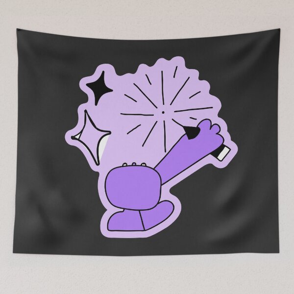 Item preview, Purple Creative Cartoon - Dark Mode designed and sold by WokeBespoke.