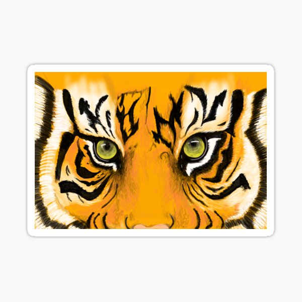Item preview, Tiger Eyes designed and sold by AmberMoonArts.