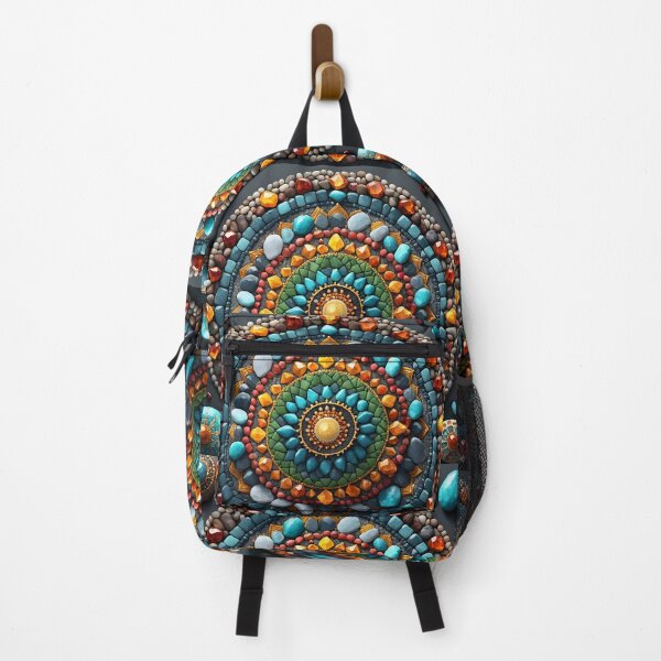 Item preview, Mandala of colored stones designed and sold by PrintLabStudio.