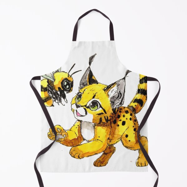 Item preview, Caracal and a Bumblebee designed and sold by Scribbles & Doodles by Jinx.
