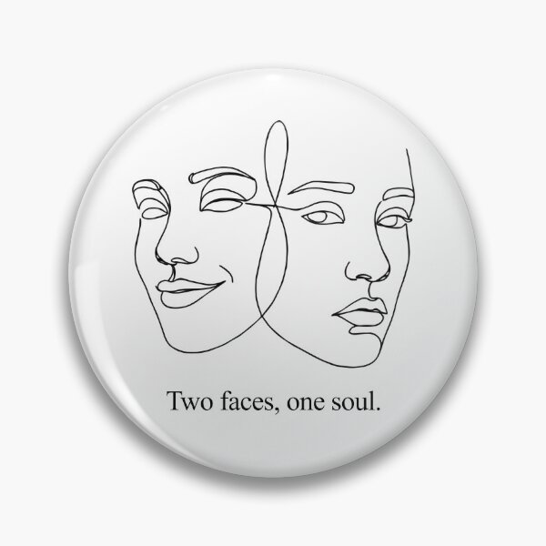Item preview, Two faces, one soul. designed and sold by designsoftinaa.