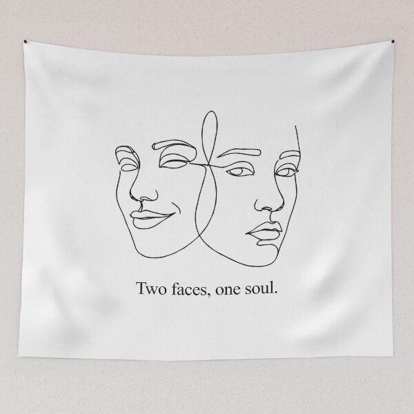 Item preview, Two faces, one soul. designed and sold by designsoftinaa.