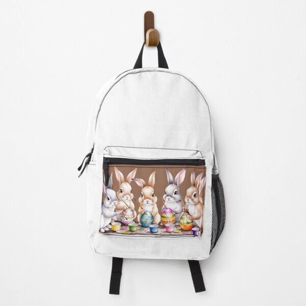 Item preview, Bunnies Decorating Easter Eggs  designed and sold by StormArte.