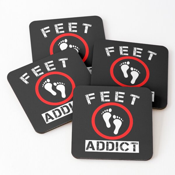 Item preview, Feet Addict Funny Foot Lover Quote designed and sold by SharpThreadZ.