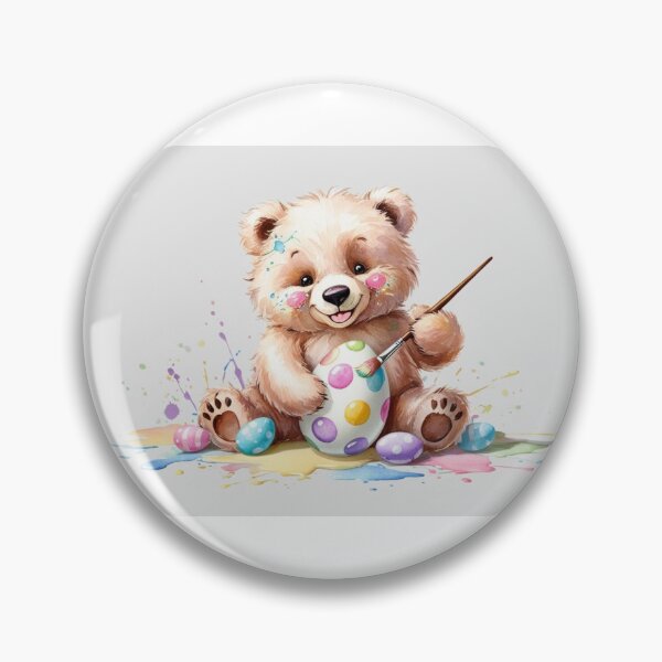 Item preview, Easter Bear Painting Egg designed and sold by StormArte.