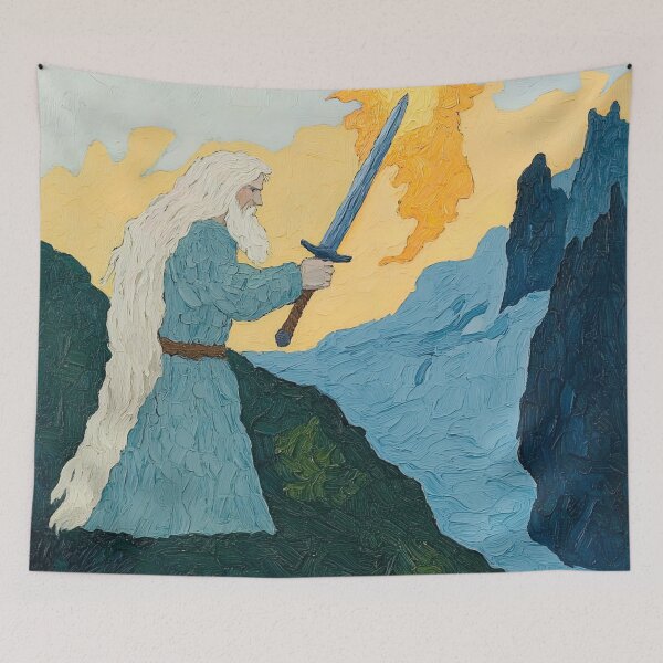 Item preview, Beowulf | Post-impressionist painting style designed and sold by ComicsFactory.