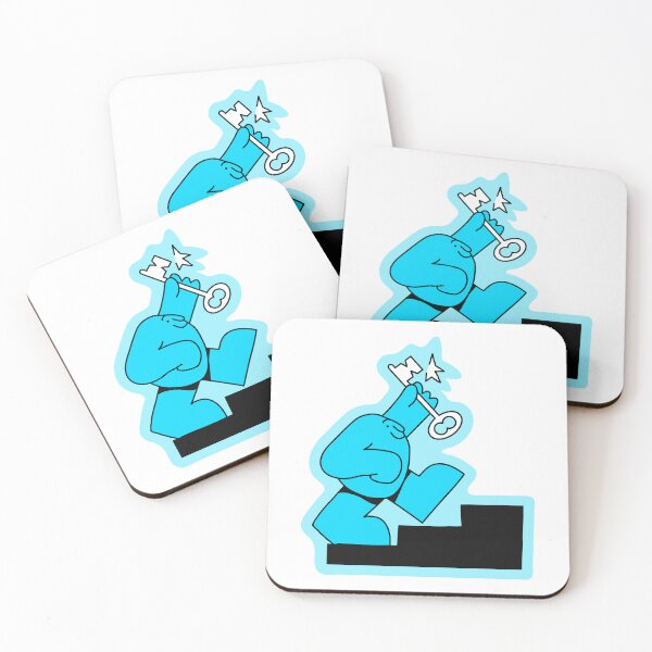 Item preview, Key to Success - Blue Cartoon Guy designed and sold by WokeBespoke.