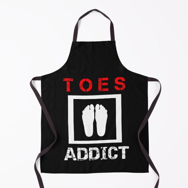 Item preview, Toes Addict Funny Feet Lover Saying designed and sold by SharpThreadZ.