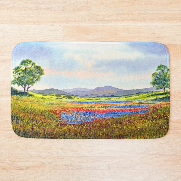 Item preview, Bluebonnet Fields In Texas designed and sold by William Holkham.