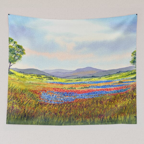 Item preview, Bluebonnet Fields In Texas designed and sold by William Holkham.