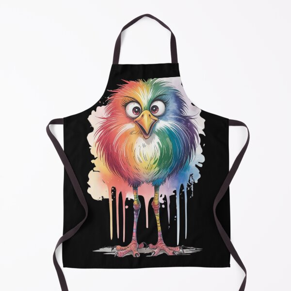 Item preview, rainbow bird with long legs designed and sold by aipaint.
